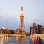 Nagoya TV Tower dari Oasis 21 di Sakae