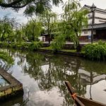 Naik kapal menyusuri Kanal Kurashiki di Okayama