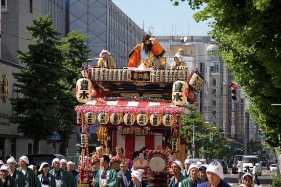 Panorama Sanno Matsuri di Tokyo