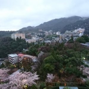Pemandangan Arima Onsen Sakura 2020