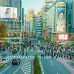 Pemandangan Shibuya Scramble