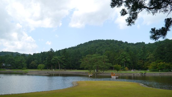 Pemandangan alam di Motsuji Temple Hiraizumi Iwate