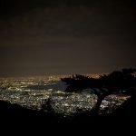 Pemandangan dari Gunung Maya-san Kobe malam hari