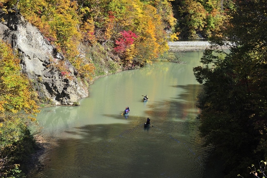 Pemandangan di Jozankei Onsen