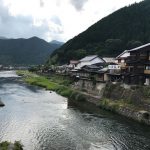 Pemandangan kota air Gujo-Hachiman