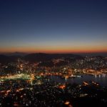 Pemandangan malam dari Gunung Inasayama Nagasaki