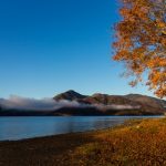 Pemandangan musim gugur di Lake Chuzenji Tochigi