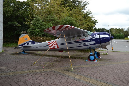 Replika pesawat Shiokaze di Museum Penerbangan Narita