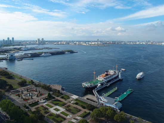 Siang hari dari Yokohama Marine Tower