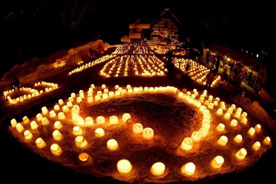 Suasana Jozankei Yuki Toro Festival