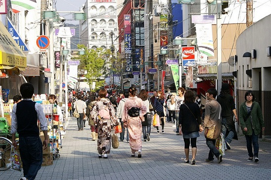 Suasana Kawaramachi Gion Kyoto