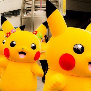 Suasana Parade Pikachu di Yokohama