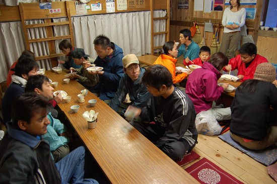 Suasana Pondokan di Gunung Fuji