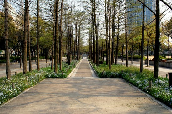 Suasana Taman Higashiyuenchi Kobe