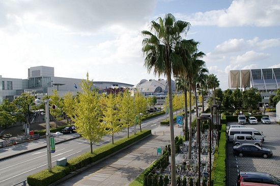 Suasana luar Makuhari Messe