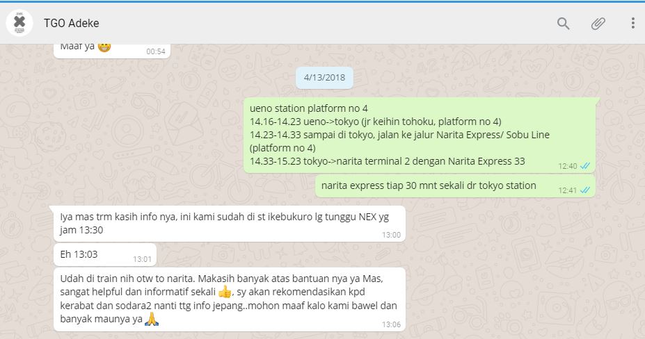 Testimoni Tour Guide Online Adeke