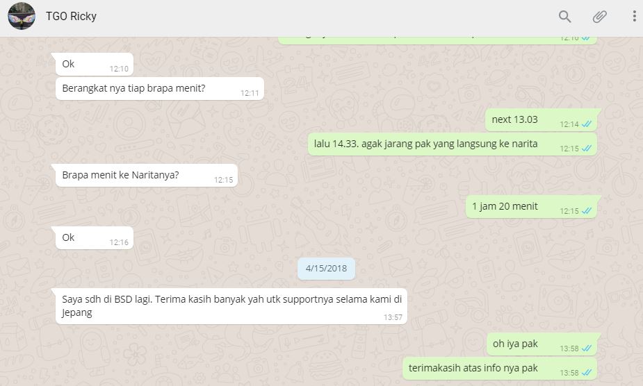 Testimoni Tour Guide Online Ricky