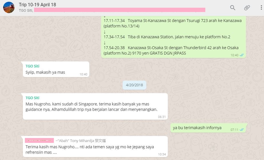 Testimoni Tour Guide Online Sity