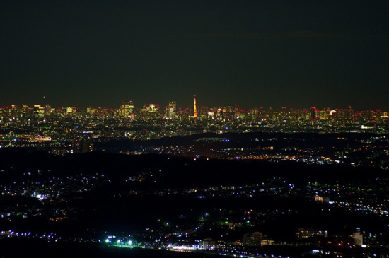 Tokyo Tower dari Gunung Takao