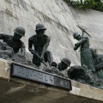 Tugu Pekerja di Kurobe Dam