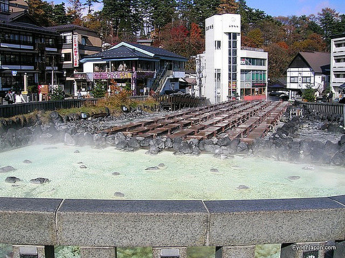 Yubatake di Kusatsu Onsen