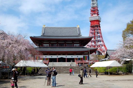 Zojoji dan Tokyo Tower