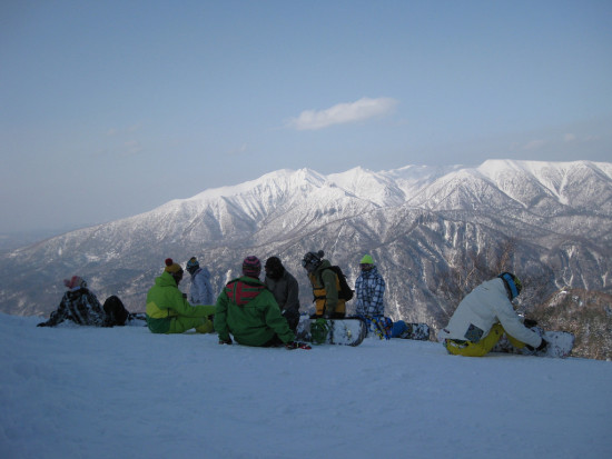 musim dingin di gunung kurodake