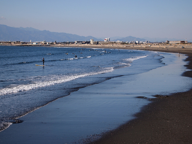 Panorama pantai Enoshima