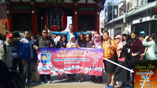 Tour Guide Online Info Jepang bersama sma 3 semarang