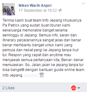 testimoni niken warih anjari